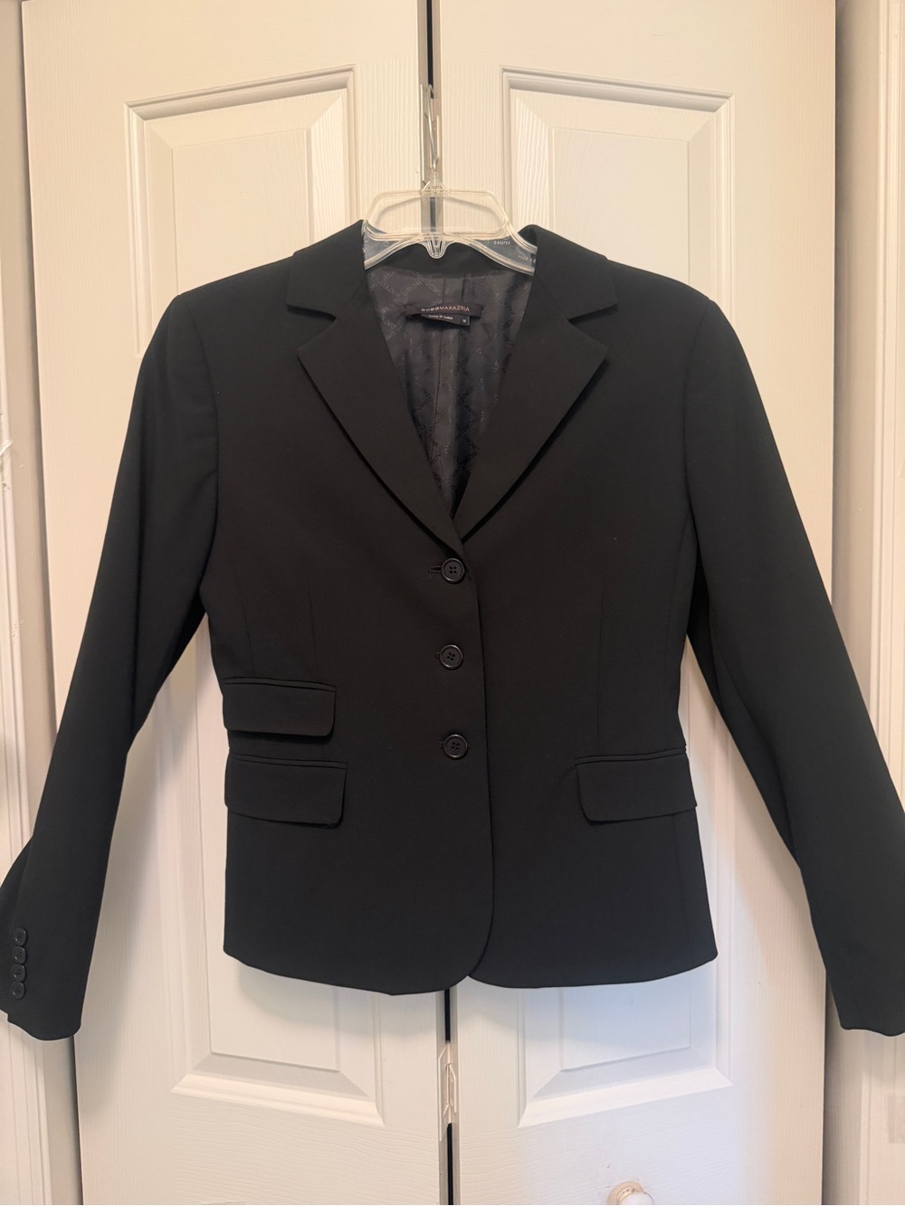 BCBGMaxAzria Black Women's Tailored Blazer